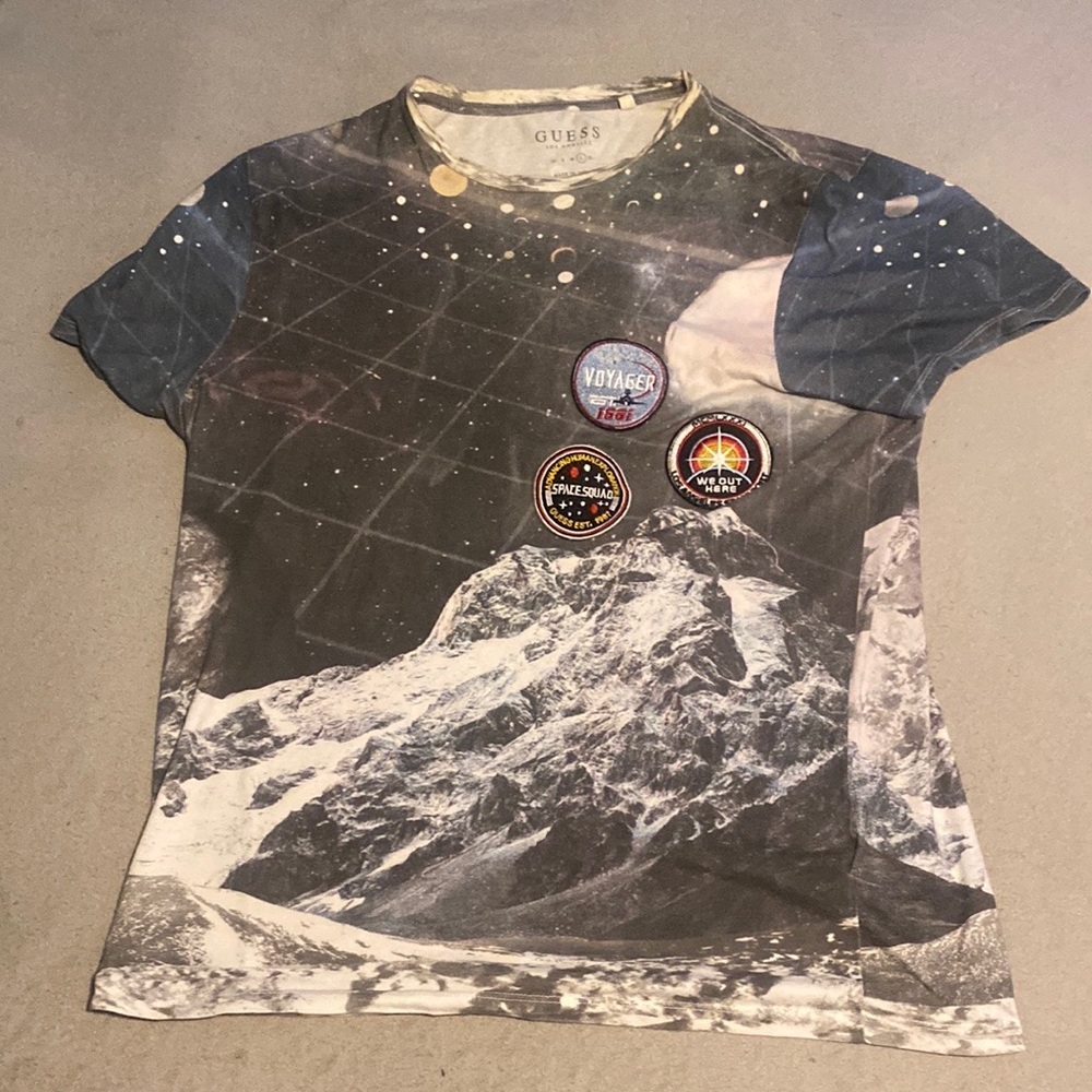 Guess space shirt